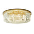 Sabine Kristall-Deckenleuchte Elegante Gold-Kristalllampe