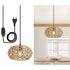 Alessia Pendelleuchte Rattan E27 Dimmbare Plug-in | Shiraki