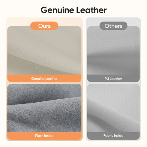 Gabriele Echtleder-Drehstuhl mit ergonomischer Rückenform