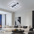 Freja LED Deckenleuchte 50 cm Quadrat Acryl Modern | Shiraki
