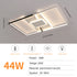 Nils LED Deckenleuchte Dimmbar Aluminium und Eisen | Shiraki