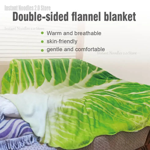 Chloe Doppelseitige Flanell-‑Korallenfleecedecke | Shiraki