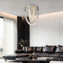 Marcelline – Luxus Kristall LED-Deckenleuchte Silber | Shiraki