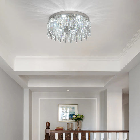 Adrienne – Moderne LED-Kristall-Kronleuchter-Deckenleuchte | Shiraki