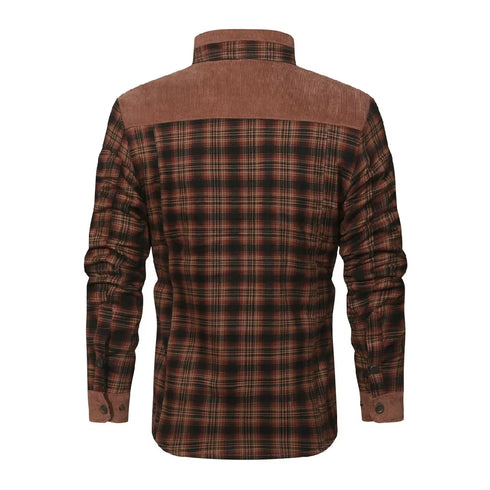 Magnus Herren Winterjacke warm winddicht kariert | Shiraki