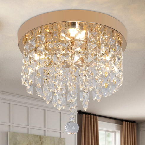 Amelie Elegant Chandelier LED Ceiling Lamp | Shiraki