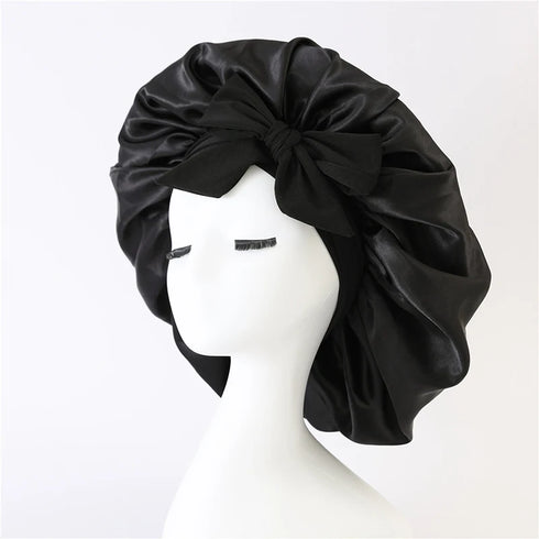 Satin Schlafhauben Nachtmütze für Damen | HaarTraum