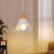 Signe Retro LED Pendelleuchte E27 Weiß Aluminium | Shiraki