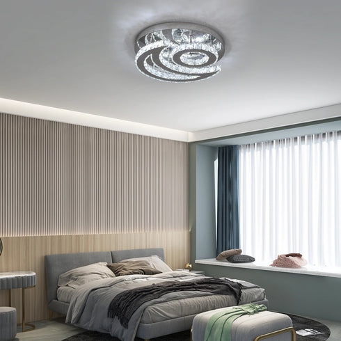 Elena – LED-Kristall-Deckenleuchte Kronleuchter | Shiraki