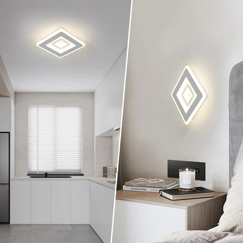 Aurelia – LED Deckenleuchte Ultra-Slim Acryl Neutralweiß | Shiraki