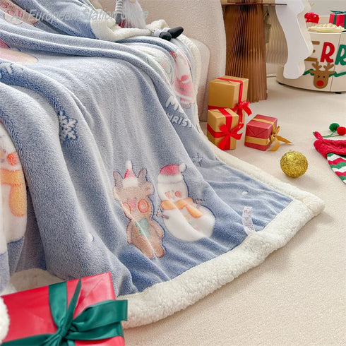 Elina Weihnachtsfleecedecke 100% Polyester | Shiraki