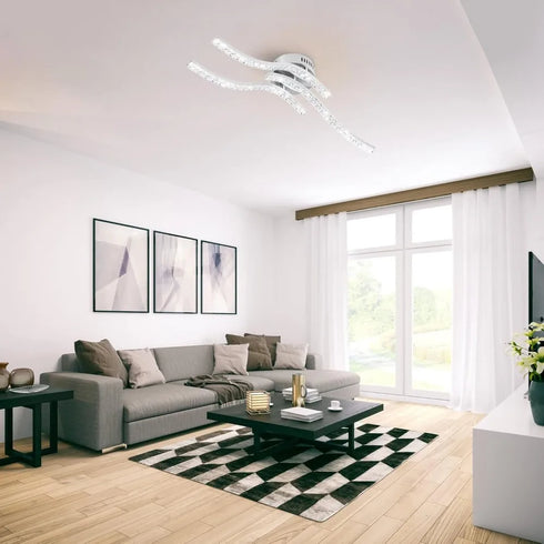 Aurora LED Deckenleuchte Wellenform Acryl | Shiraki