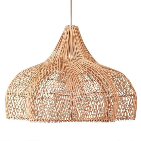 Amélie Bambus Rattan Pendelleuchte | Shiraki