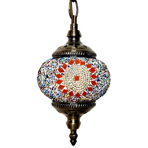 Colette Retro Türkische Mosaik-Pendelleuchte E27 | Shiraki