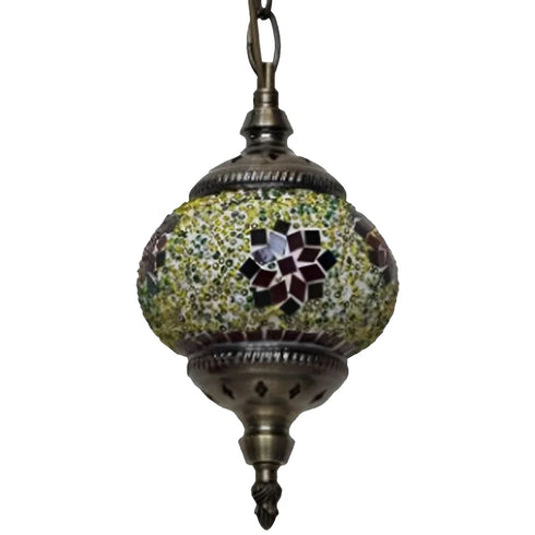 Colette Retro Türkische Mosaik-Pendelleuchte E27 | Shiraki