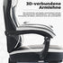 Rafello Pro Gaming-Stuhl mit Fußstütze – Ergonomischer Komfort