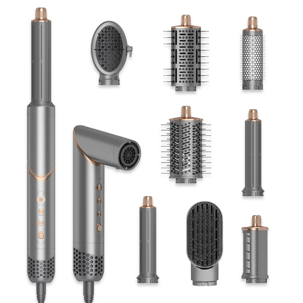 8-in-1 Faltbarer Haartrockner & Multifunktionaler Haarstyler