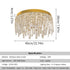 Adrienne – Moderne LED-Kristall-Kronleuchter-Deckenleuchte | Shiraki