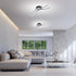 Helena LED-Deckenleuchte Metall Gebogenes Design | Shiraki
