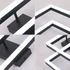 Freja LED Deckenleuchte 50 cm Quadrat Acryl Modern | Shiraki