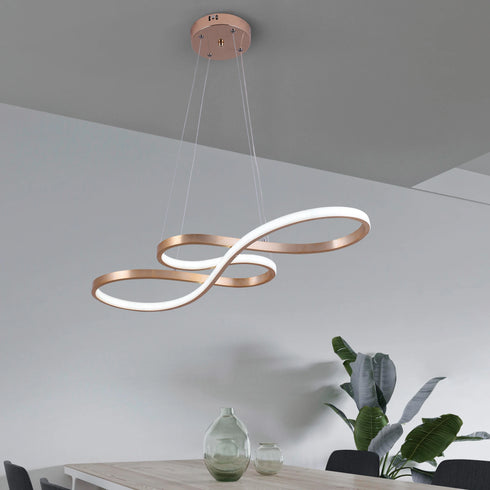 Freya LED Pendelleuchte Kronleuchter Dimmbare Deckenlampe | Shiraki
