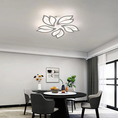 Vidar LED Deckenleuchte 5-flammig Dimmbar Weiß | Shiraki