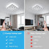 Liv Moderne LED Deckenleuchte quadratisch Acryl | Shiraki