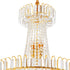 Geneviève Kristall-Chandelier | Goldene Luxus-K9-Deckenleuchte