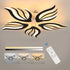 Finn LED Deckenleuchte Blumenform dimmbar | Shiraki