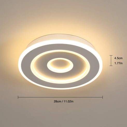 Freja Ultra-Flache LED Deckenleuchte 28W 3000K | Shiraki