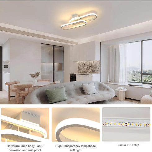 Synnøve LED Deckenleuchte Warmweiß | Shiraki