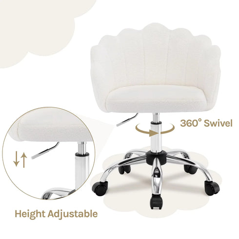 Vittorio Ergonomischer Drehstuhl mit Lendenstütze & Rollen