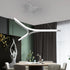 Sanna LED Pendelleuchte dreieckig 30 W 6500 K Weiß | Shiraki