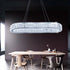 Serena LED Oval Pendelleuchte | Moderne Kristall-Deckenlampe für Küche & Esszimmer
