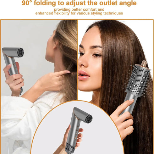 8-in-1 Faltbarer Haartrockner & Multifunktionaler Haarstyler
