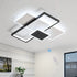Bjorn LED Deckenleuchte rechteckig 46 W dimmbar Schwarz-Weiß | Shiraki