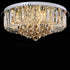 Elin LED Kristall-Deckenleuchte E14 Metall Chrom | Shiraki
