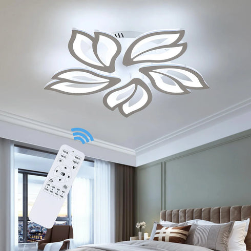 Vidar LED Deckenleuchte 5-flammig Dimmbar Weiß | Shiraki