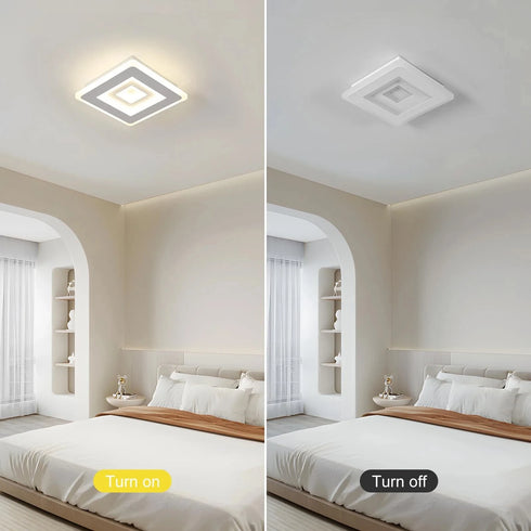 Aurelia – LED Deckenleuchte Ultra-Slim Acryl Neutralweiß | Shiraki