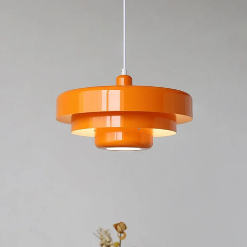 Celeste Retro Pendelleuchte Orange | Shiraki