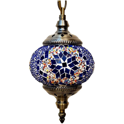 Colette Retro Türkische Mosaik-Pendelleuchte E27 | Shiraki