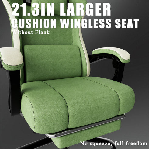 Valentino Ergonomischer Gaming-Stuhl mit Taschenfederkern & Fußstütze