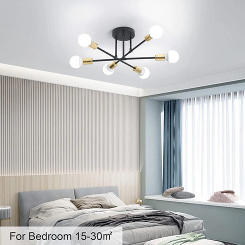 Emilie Moderne LED Kronleuchter 6 Lichter | Shiraki