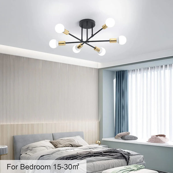 Emilie Moderne LED Kronleuchter 6 Lichter | Shiraki
