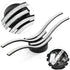 Helena LED-Deckenleuchte Metall Gebogenes Design | Shiraki