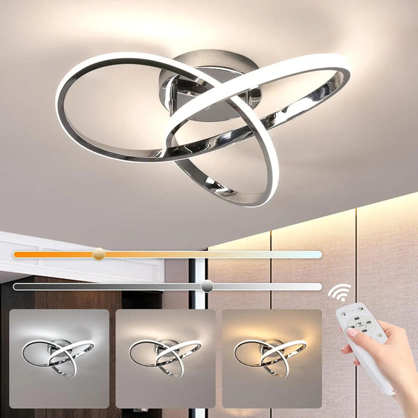 Elysia | LED Deckenleuchte dimmbar mit Fernbedienung | Shiraki