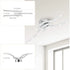 Aurora LED Deckenleuchte Wellenform Acryl | Shiraki