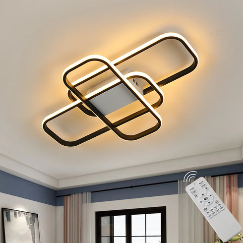Amaris – Moderne LED Deckenleuchte 44W Rechteckig Dimmbar | Shiraki