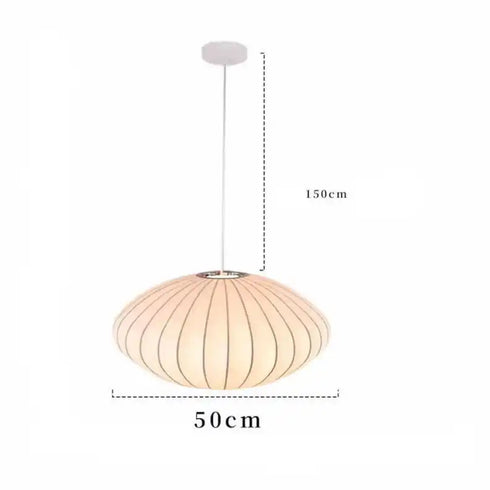 Chiara Japanische Seiden Pendelleuchte Wabi-Sabi LED | Shiraki