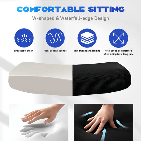 Dante Ergonomischer Bürostuhl mit hoher Rückenlehne – Komfort und Unterstützung